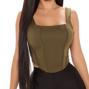 Crop top almost corset type brand new
